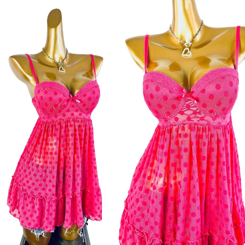 Vintage Jessica Simpson y2k fairycore coquette babydoll top